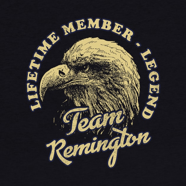 Remington Name - Lifetime Member Legend - Eagle by Stacy Peters Art